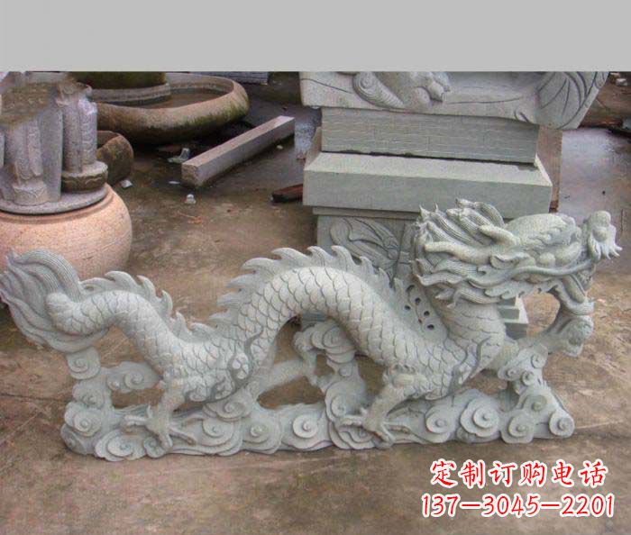 福建大理石龙生肖石雕