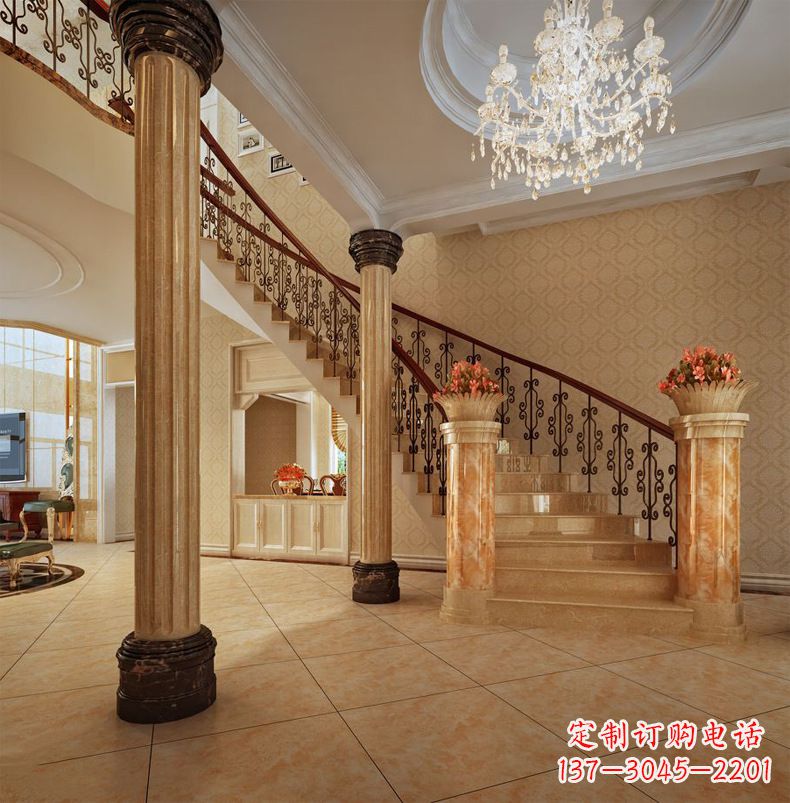 福建精美大理石马雕塑