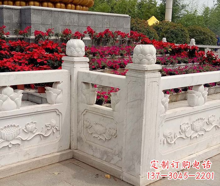 福建精美大理石旅游景区石雕栏板