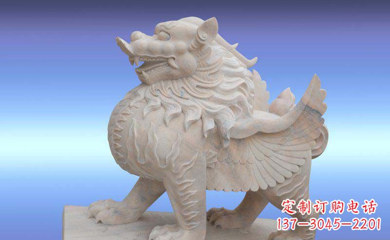 福建大理石貔貅雕塑神兽石雕