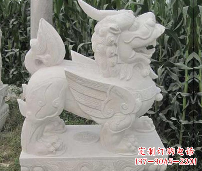 福建大理石貔貅古代神兽石雕