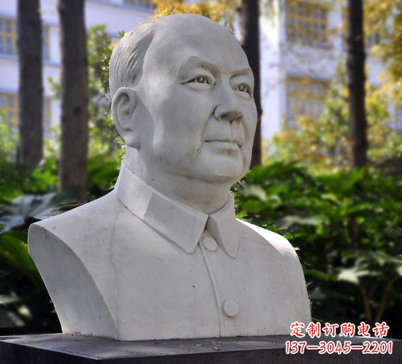 福建大理石钱学森胸像石雕