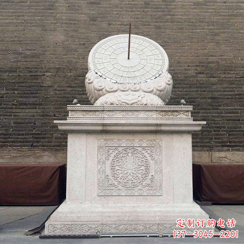 福建精美石质日晷雕塑