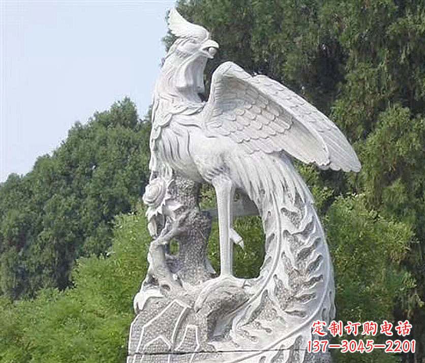 福建大理石凤凰雕塑