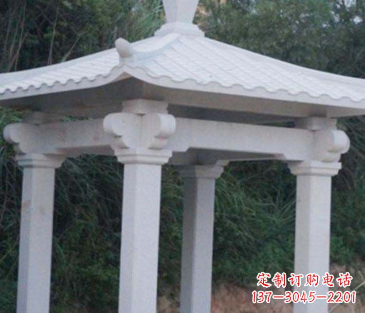 福建大理石凉亭雕塑