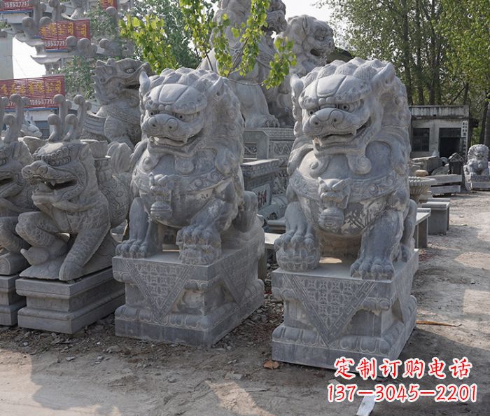 福建大理石狮子雕塑