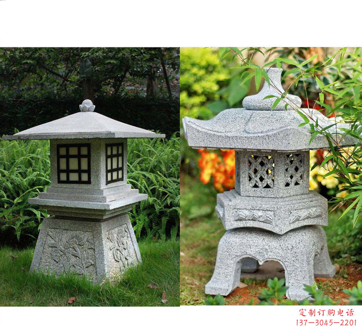 福建精美大理石石灯雕塑