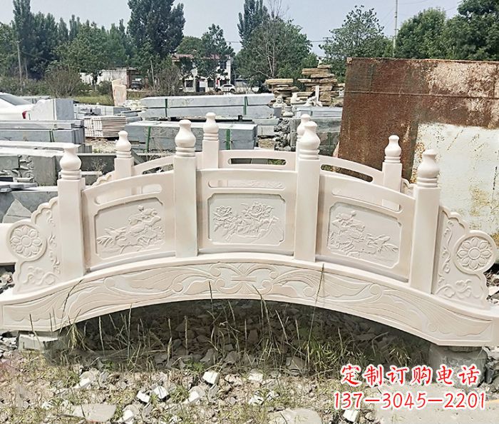 福建大理石小型拱桥雕塑
