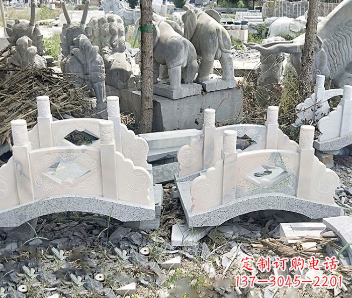 福建大理石小型石雕拱桥 (3)