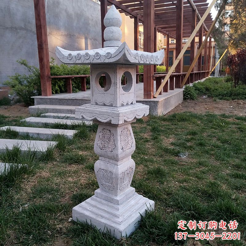 福建大理石灯笼雕塑