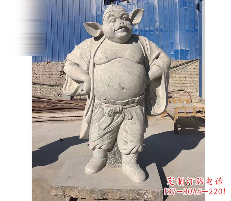 福建大理石猪八戒雕塑