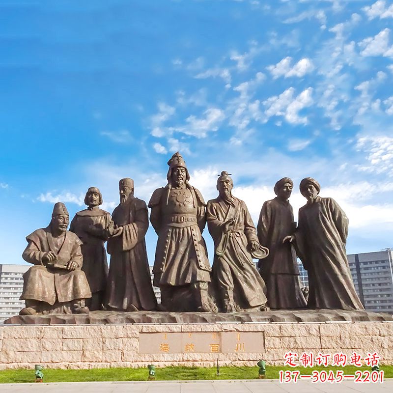 福建成吉思汗雕塑,赞颂大蒙古国建国者
