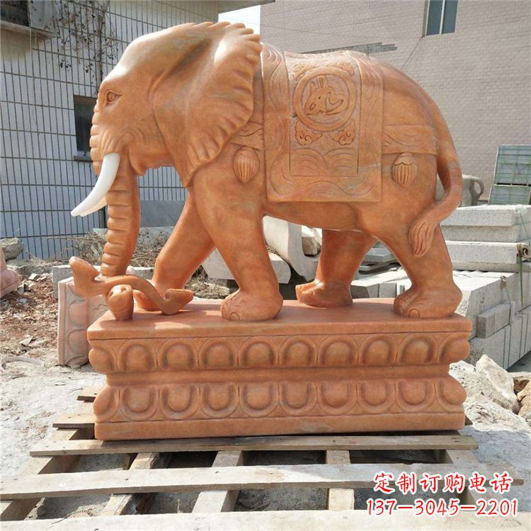 福建大象石雕画