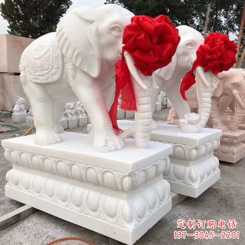 福建大象形象石雕塑