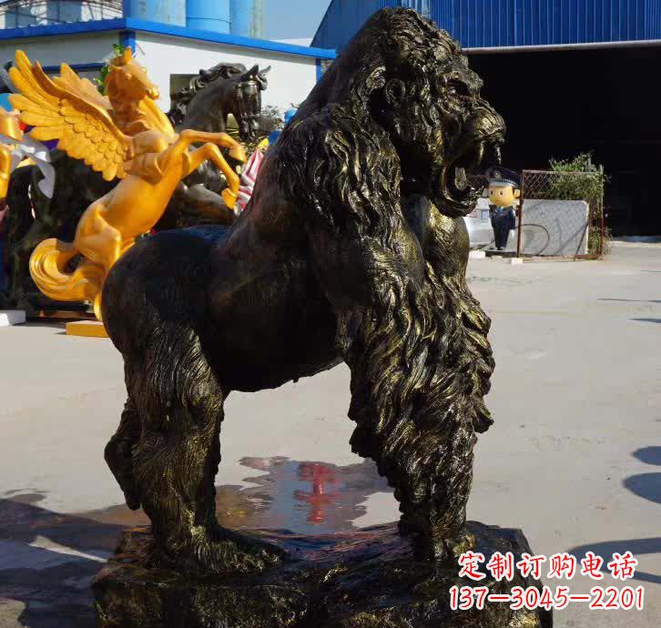 福建大猩猩铜雕塑——匠心细节臻完美