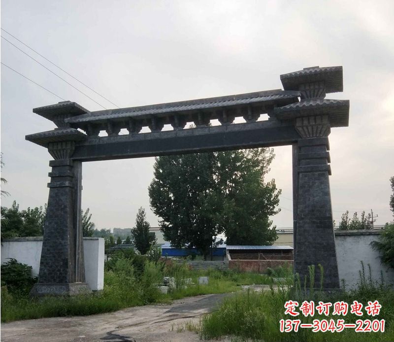 福建精美仿古牌坊石雕
