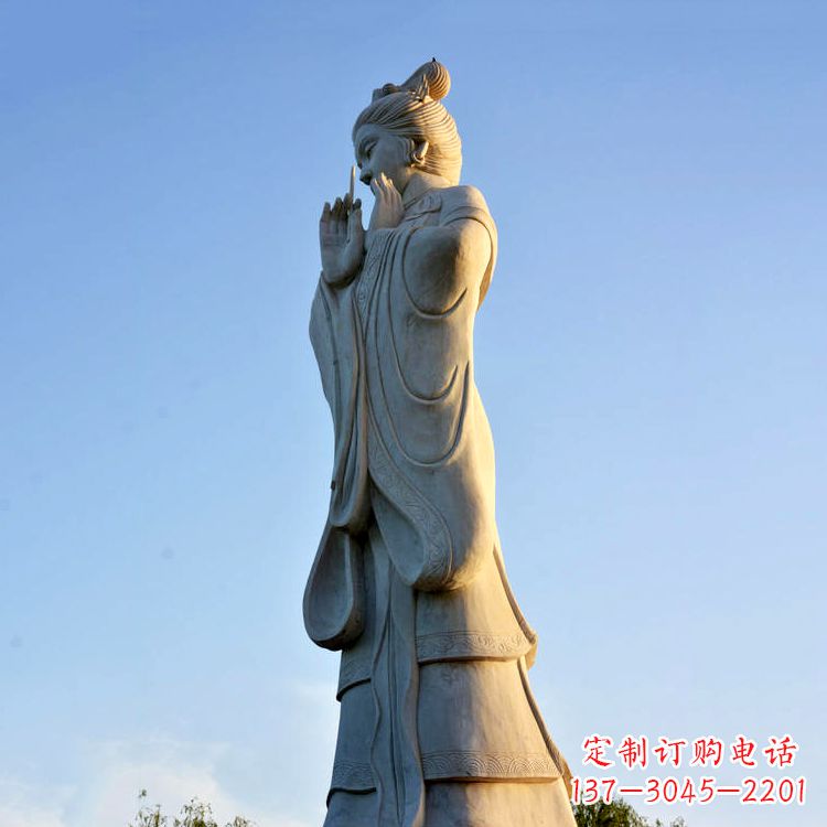 福建大型貂蝉雕塑-景区景点古代美女著名历史人物雕像