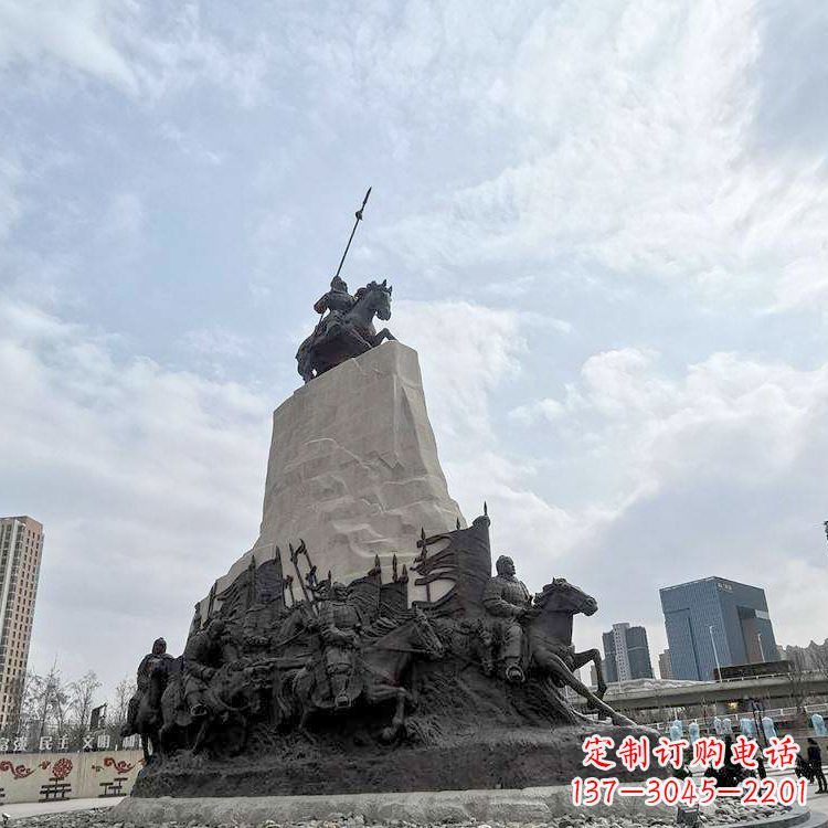 福建精美西汉名将石雕像——荣耀霍去病