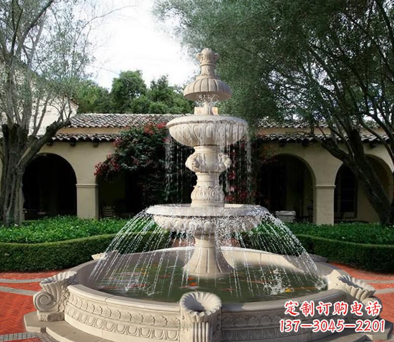 福建大型景观喷泉石雕 (2)