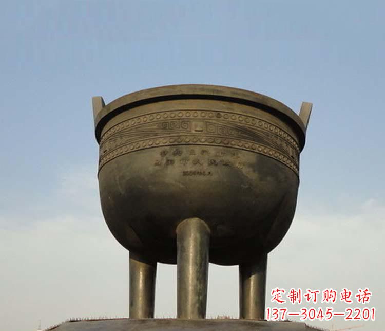 福建精美铜香炉雕塑
