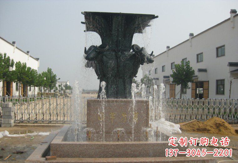 福建精美铜制喷泉雕塑