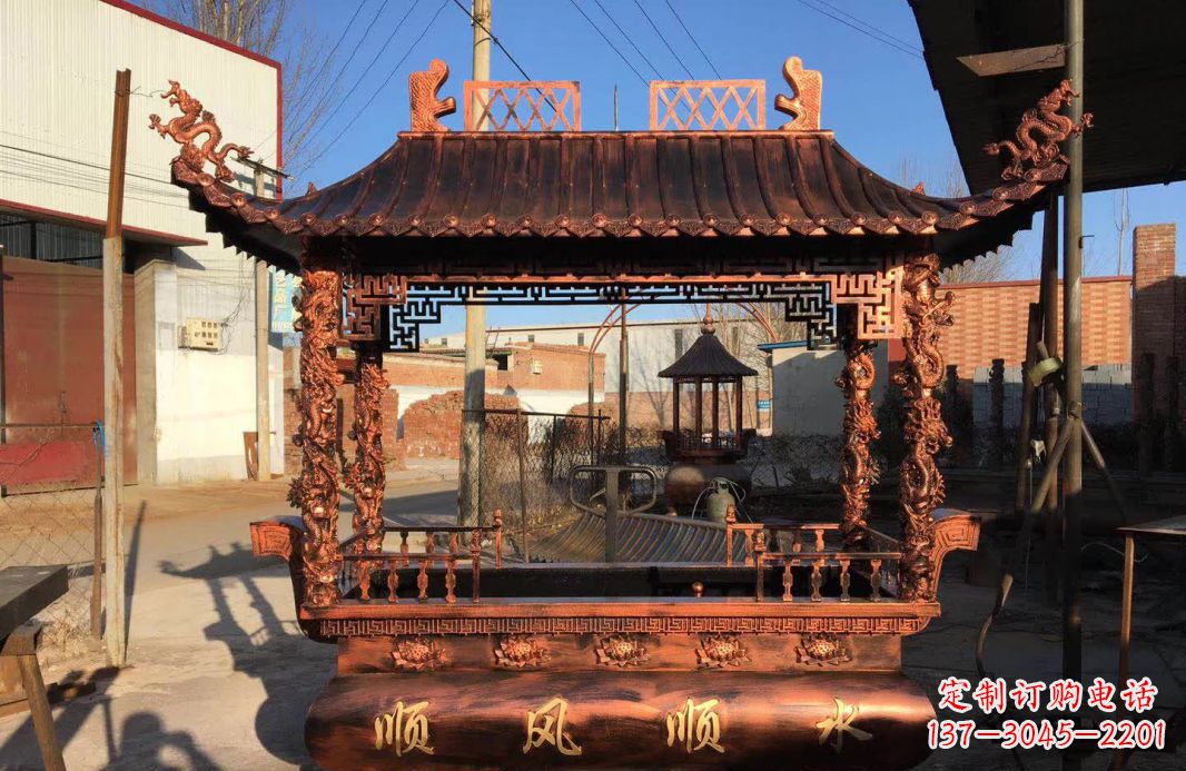 福建大型铜雕香炉