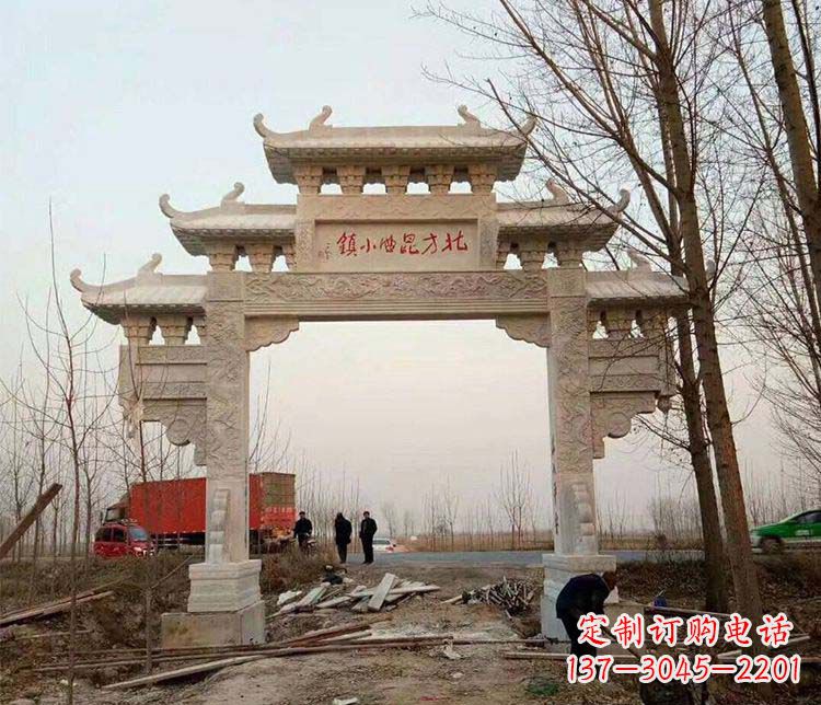 福建大理石牌坊石雕