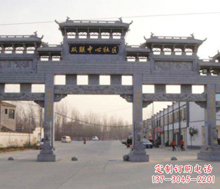 福建牌坊石雕--专业的定制服务