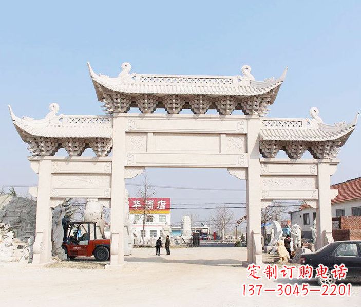 福建精美牌坊雕塑