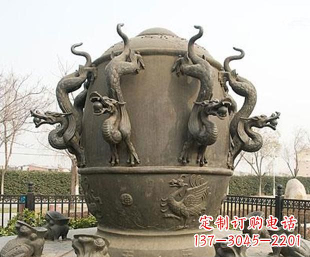 福建精美地动仪铜雕