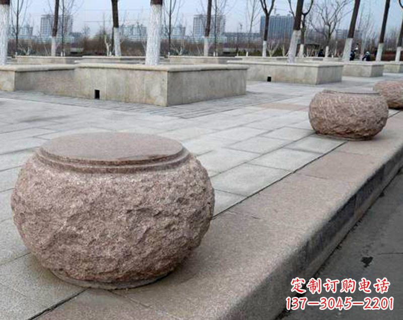 福建灯笼型公园广场装饰石球