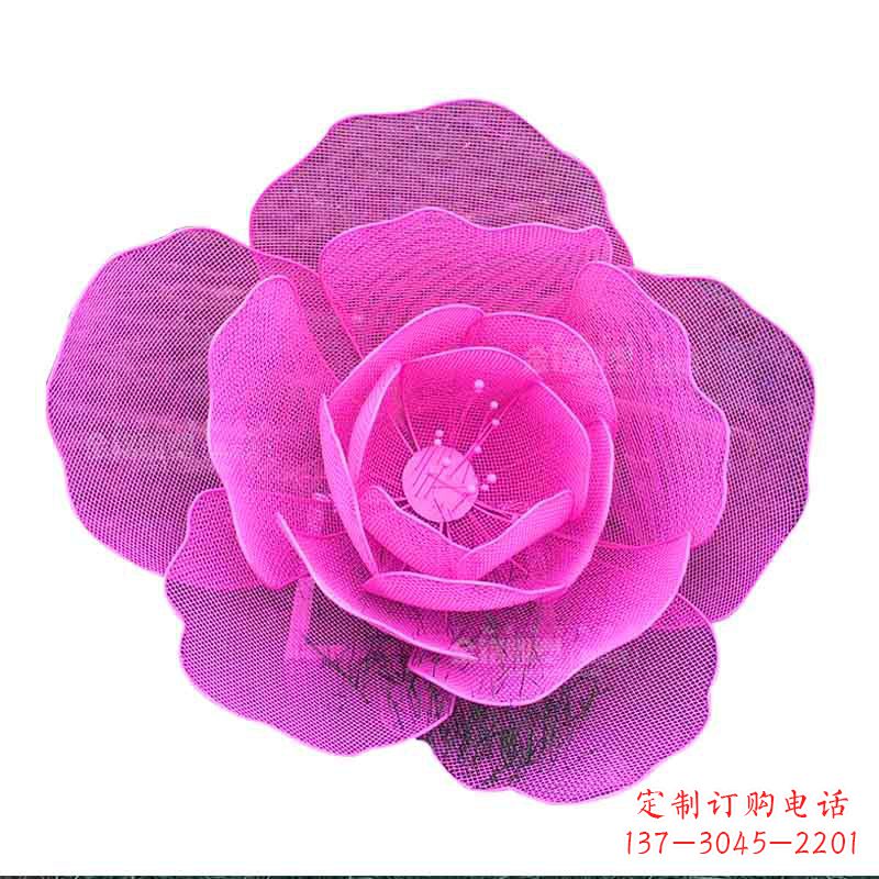 福建精美玫瑰金属雕塑