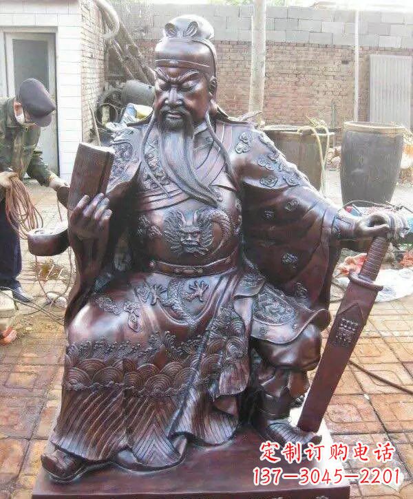 福建关公铜雕——象征着一份久远精神的传承