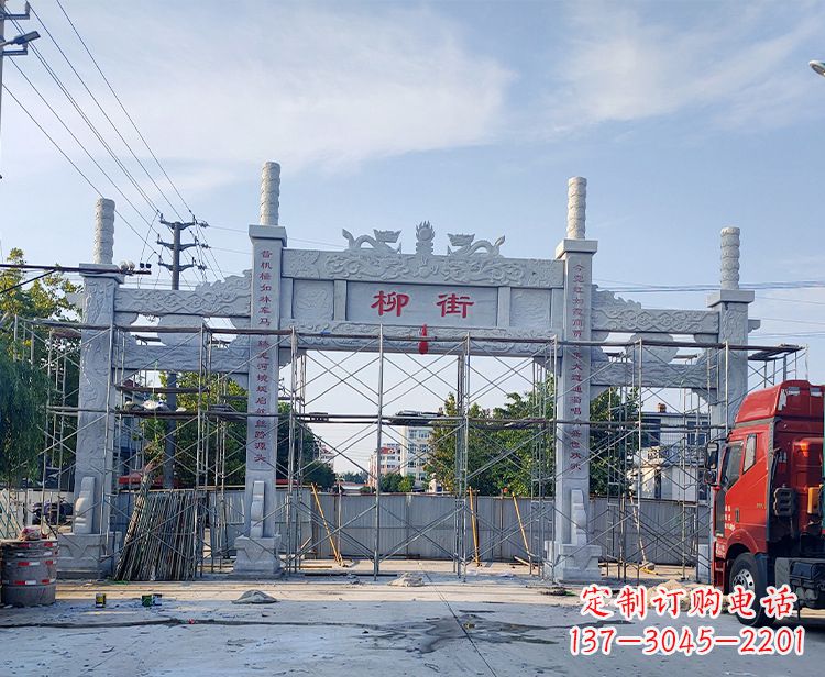 福建牌坊铜锻雕塑,让您的空间绽放光彩
