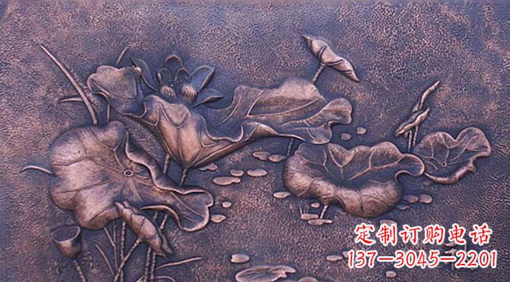 福建锻铜荷花雕塑