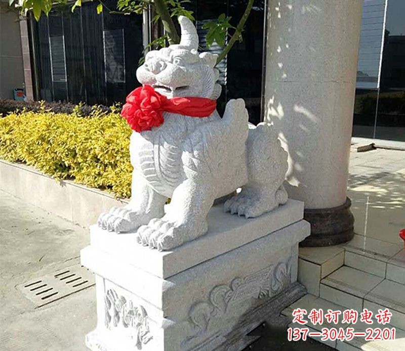 福建优雅的独角兽雕塑