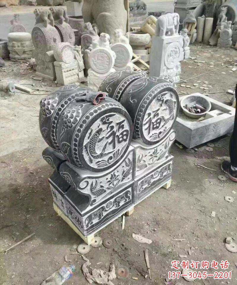 福建风格独特的福字雕塑