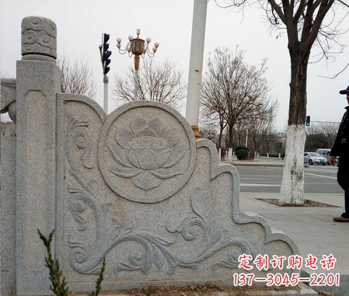 福建仿古护城河石栏板
