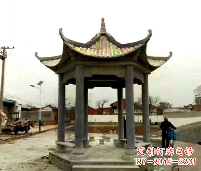 福建仿古凉亭石雕限量版