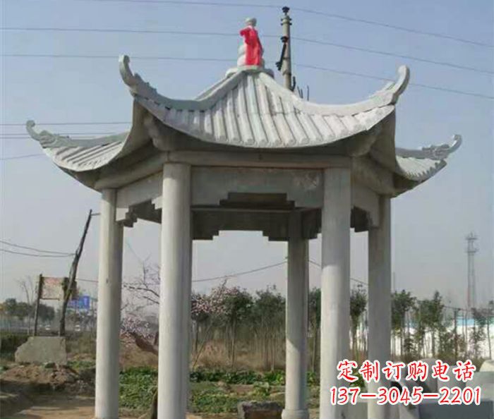 福建典雅的仿古凉亭石雕