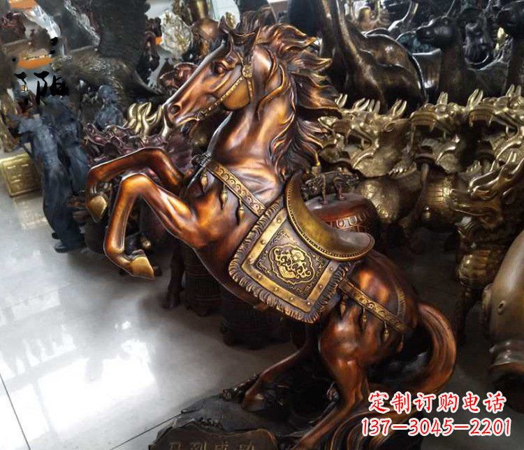 福建精致仿古马雕塑
