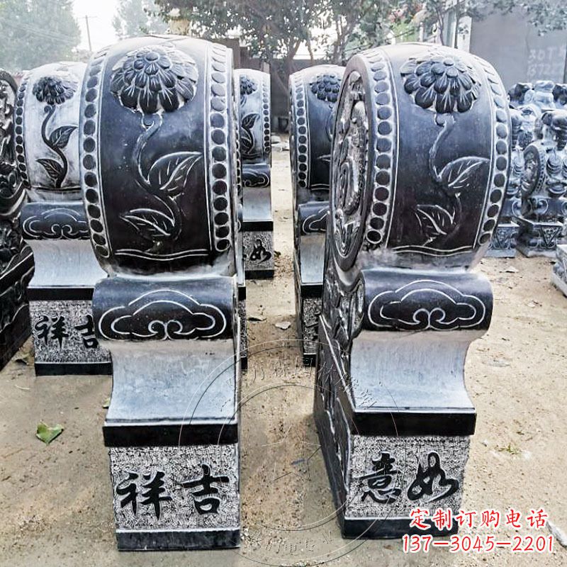 福建古典门墩雕塑