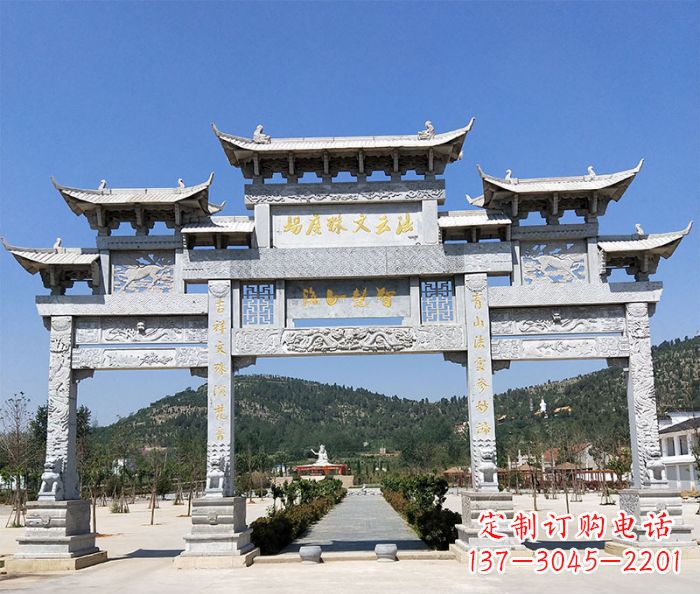 福建特色牌坊石雕