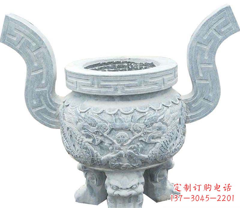 福建精美仿古香炉石雕