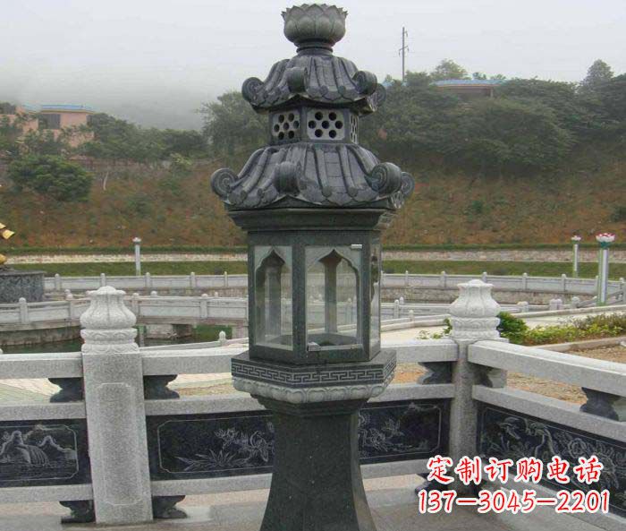 福建仿古石灯雕塑,点亮景观空间