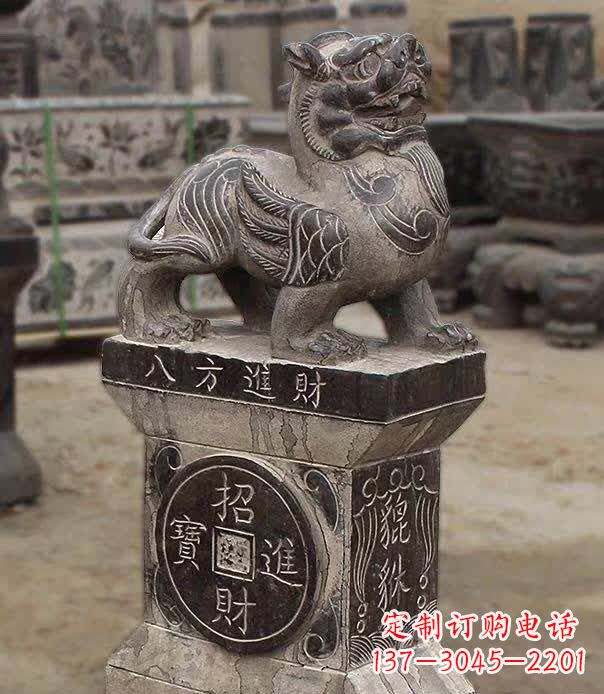 福建仿古石雕貔貅雕塑