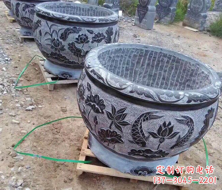福建古典水缸雕塑