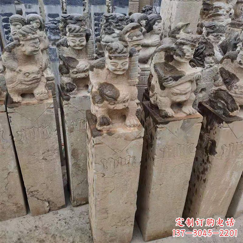 福建仿古拴马柱