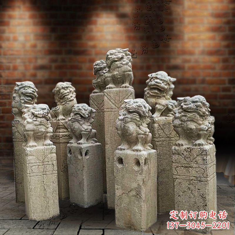 福建仿古栓马雕塑