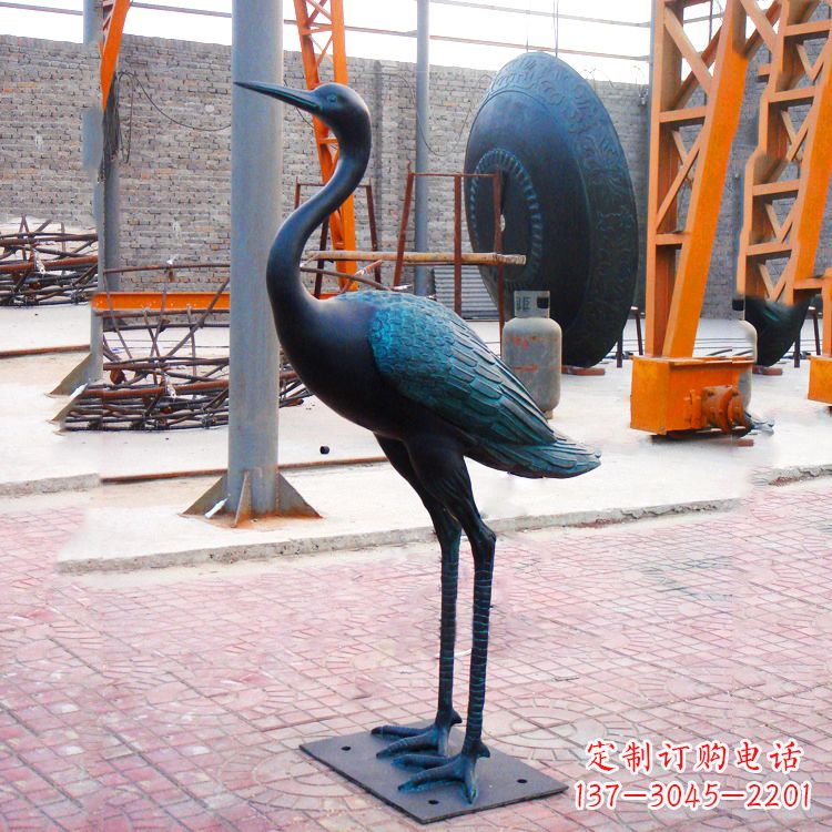 福建仿古仙鹤雕塑